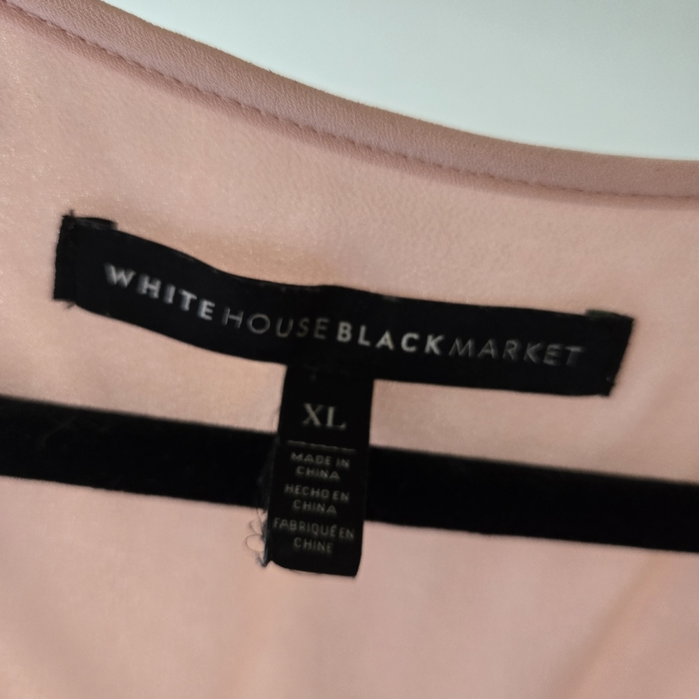 WHBM Pink Ruffled Sleeveless Top - Picture 2 of 4